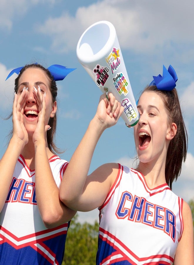 WAKEMOODEI 100PCS Cheer Stickers for Girls, Cheerleading Stickers Bulk, Pink Cheer Stuff Party Favors, Cheerleader Vinyl Sticker Pack for Water Bottle Laptop Goodie Bag - Image 4